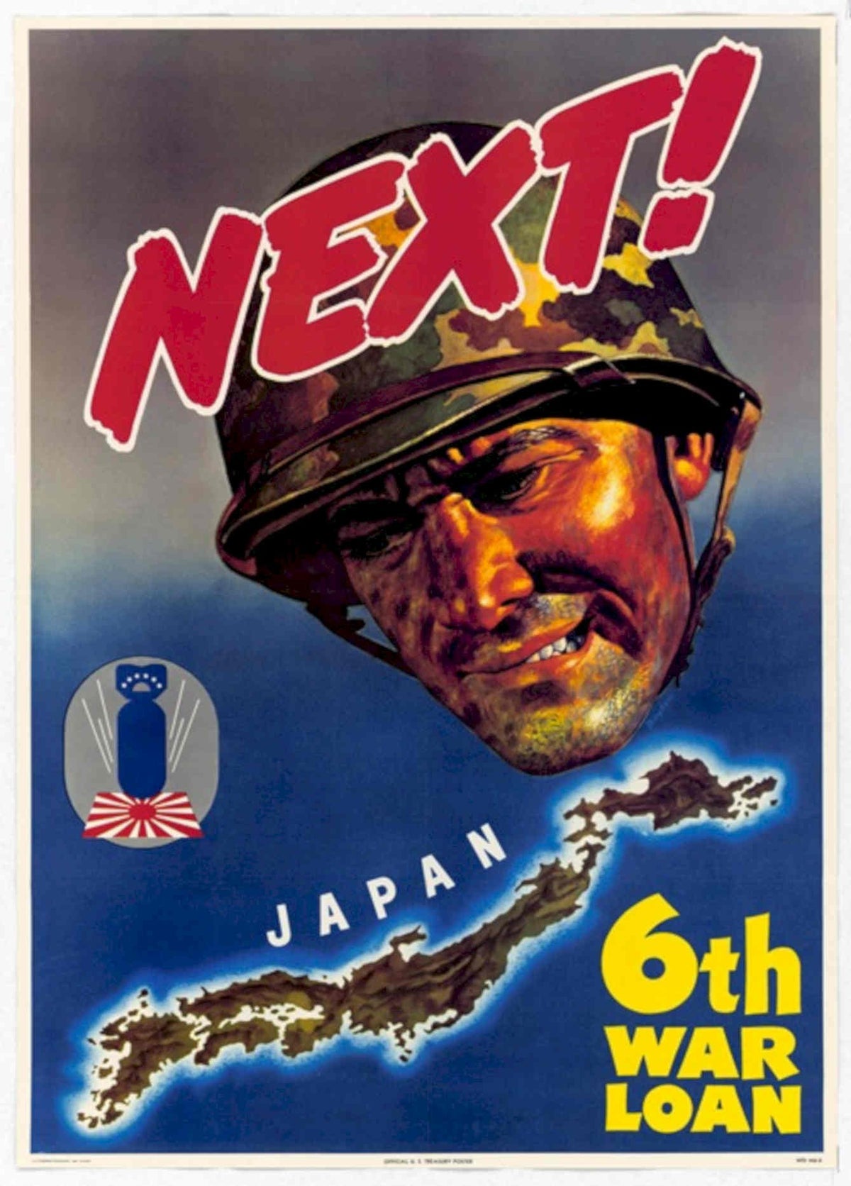 Us Soldier Japan American World War II Advert Poster
