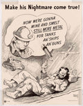 Us Soldier Tanks American World War II Advert Poster