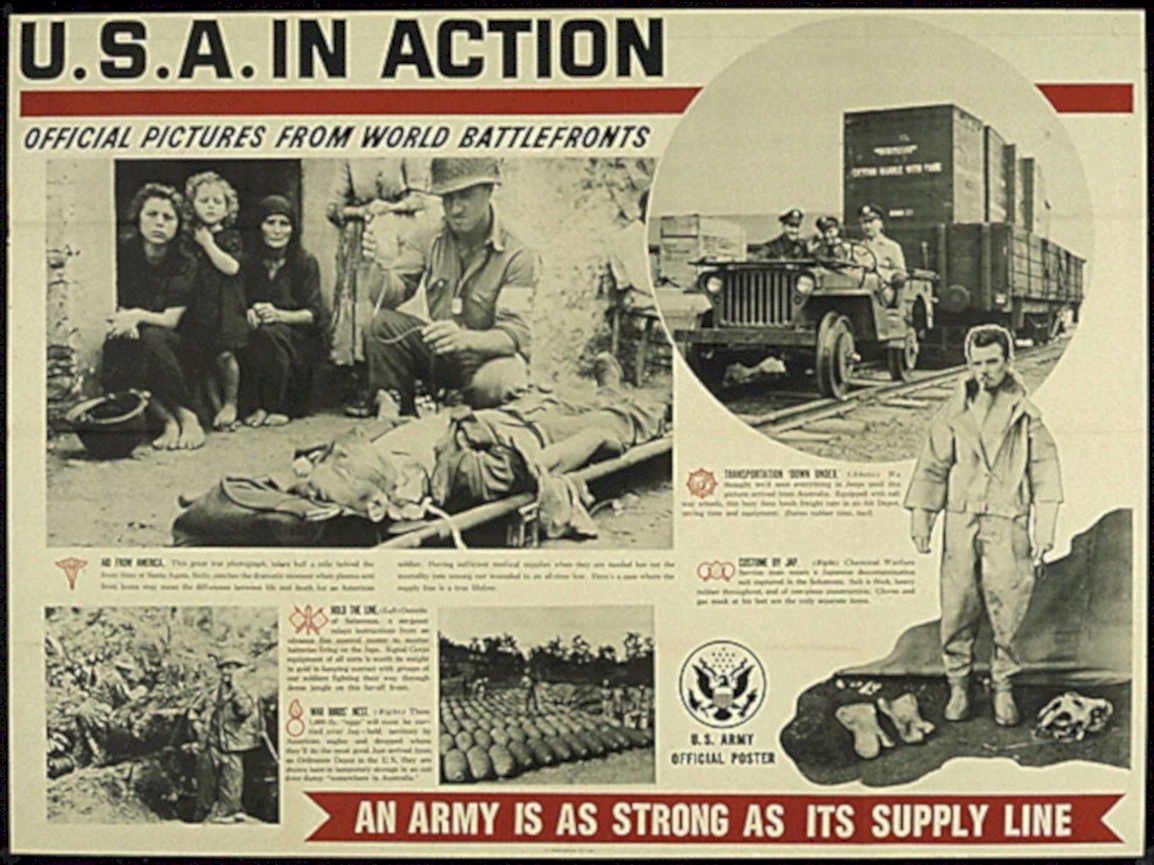 Usa Action Soldiers Vintage Retro Advert Poster A4 Photo Print