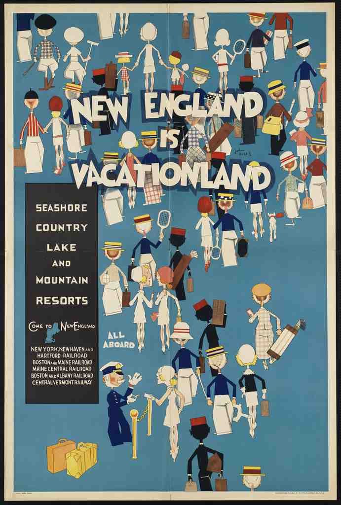 Usa Canada Air Sea Train Travel 30 Vintage Advert A4 Photo Print