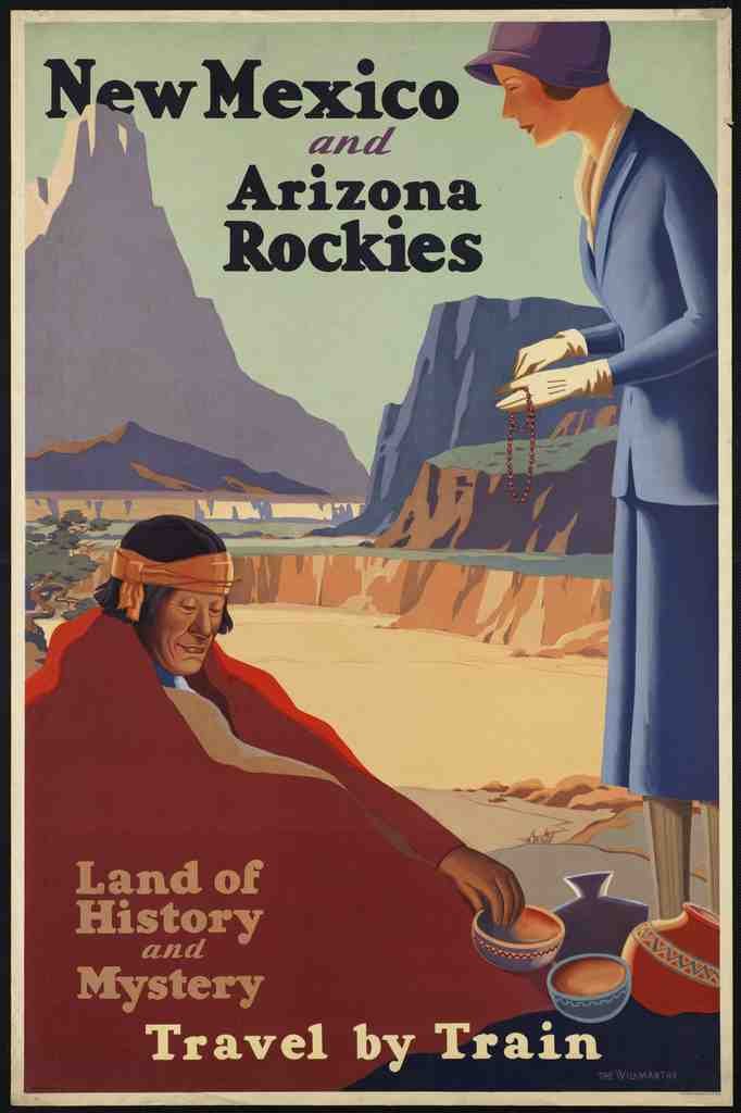 Usa Canada Air Sea Train Travel 49 Vintage Advert A4 Photo Print