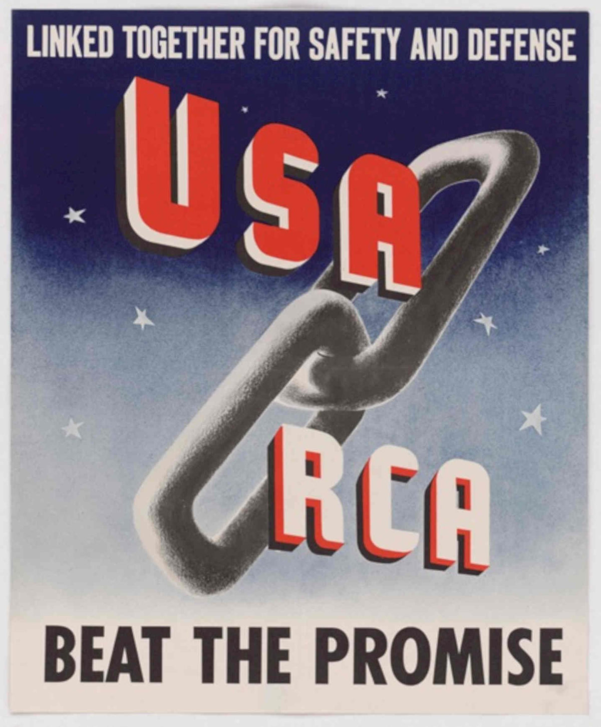 Usa Rca War American World War II Advert Poster