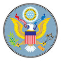 Usa Seal1 N196 A4 Photo Print