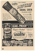 Usalite Space Cadet Vintage Retro Advert Ads A4 Photo Print