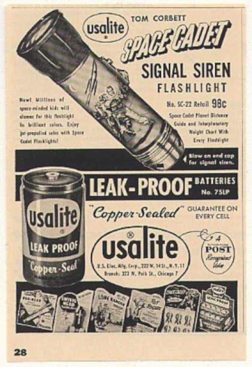 Usalite Space Cadet Vintage Retro Advert Ads A4 Photo Print