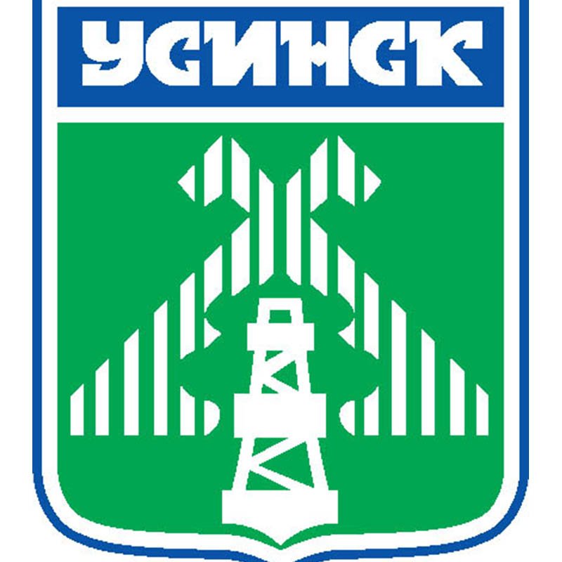 Usinsk City Coat Of Arms N3076 A4 Photo Print