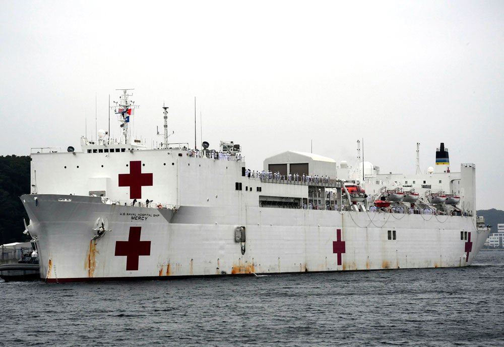 Usns Mercy Tah19 Military Hospital Ship Usn 2 A4 Photo Print