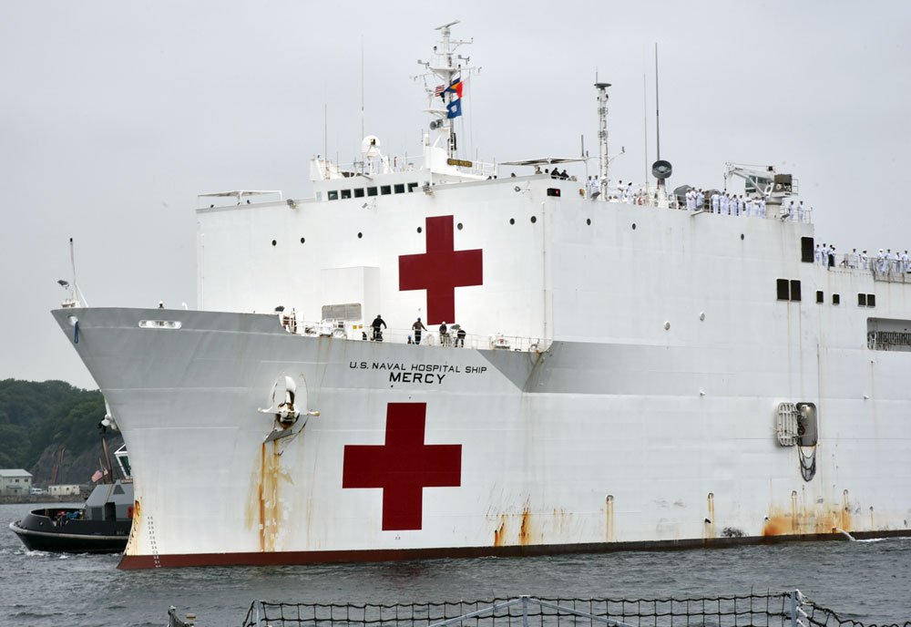 Usns Mercy Tah19 Military Hospital Ship Usn 3 A4 Photo Print