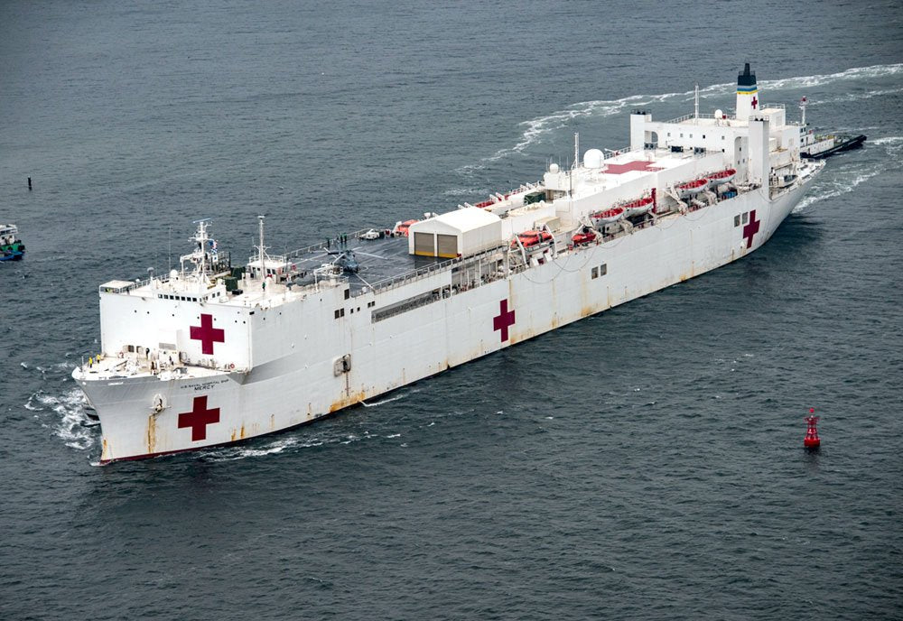 Usns Mercy Tah19 Military Hospital Ship Usn A4 Photo Print