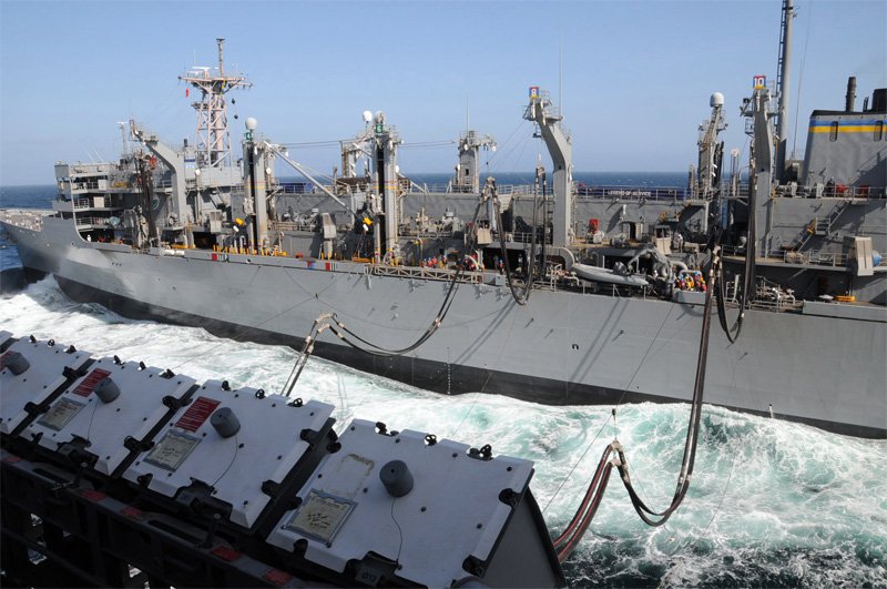 Usns Rainier Taoe7 2 A4 Photo Print