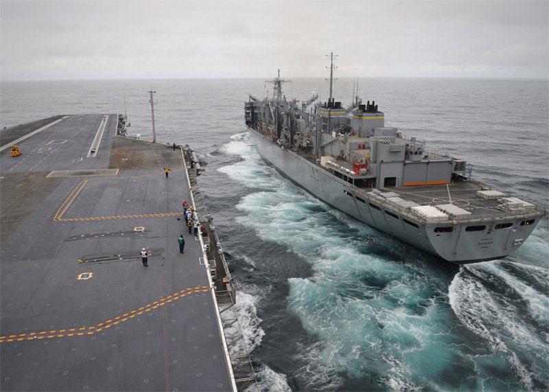 Usns Rainier Taoe7 3 A4 Photo Print