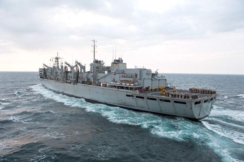 Usns Rainier Taoe7 5 A4 Photo Print