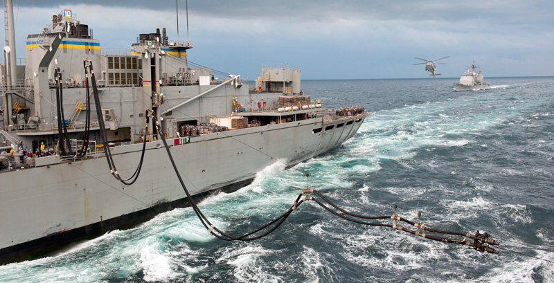 Usns Rainier Taoe7 8 A4 Photo Print