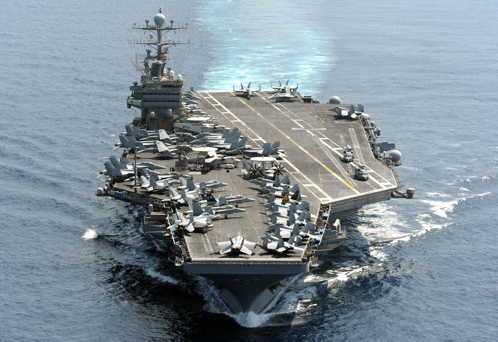 Uss Abraham Lincoln Cvn72 Nuclear Powered Aircraft Carrier Usnavy A4 Photo Print