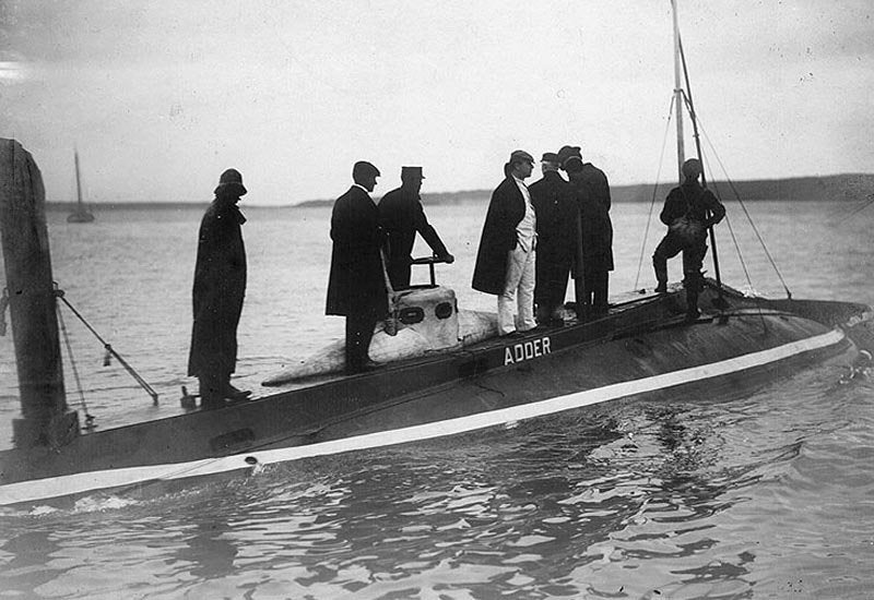 Uss Adder Ss3 Submarine A4 Photo Print