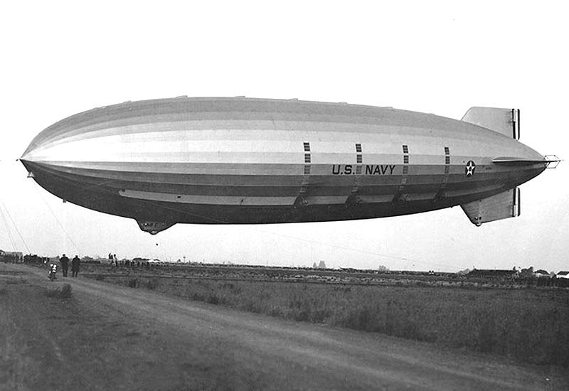 Uss Akron Zrs4 Rigid Airship United States A4 Photo Print