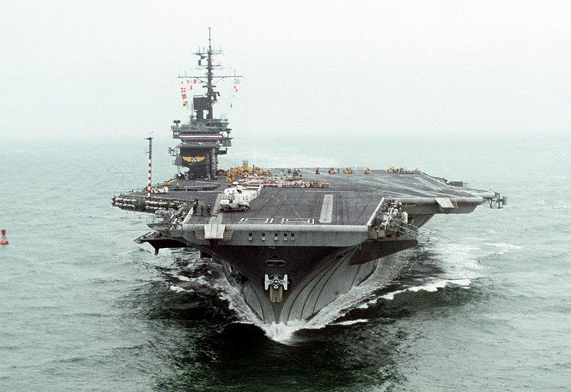 Uss America Cv66 12 A4 Photo Print