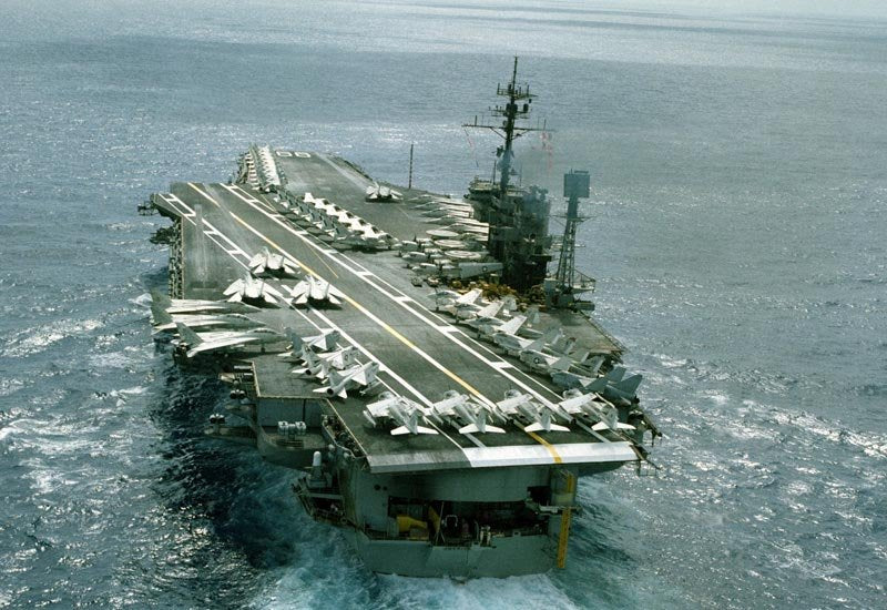 Uss America Cv66 5 A4 Photo Print