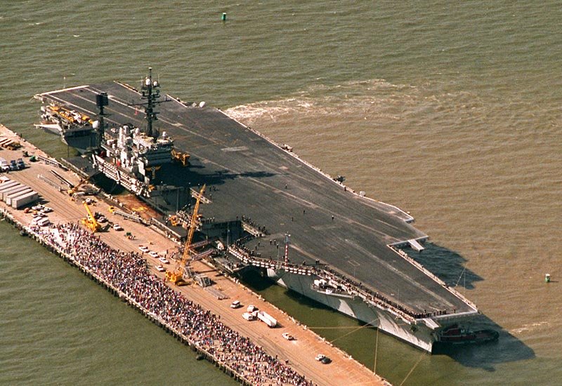 Uss America Cv66 7 A4 Photo Print