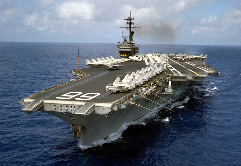 Uss America Cv66 A4 Photo Print