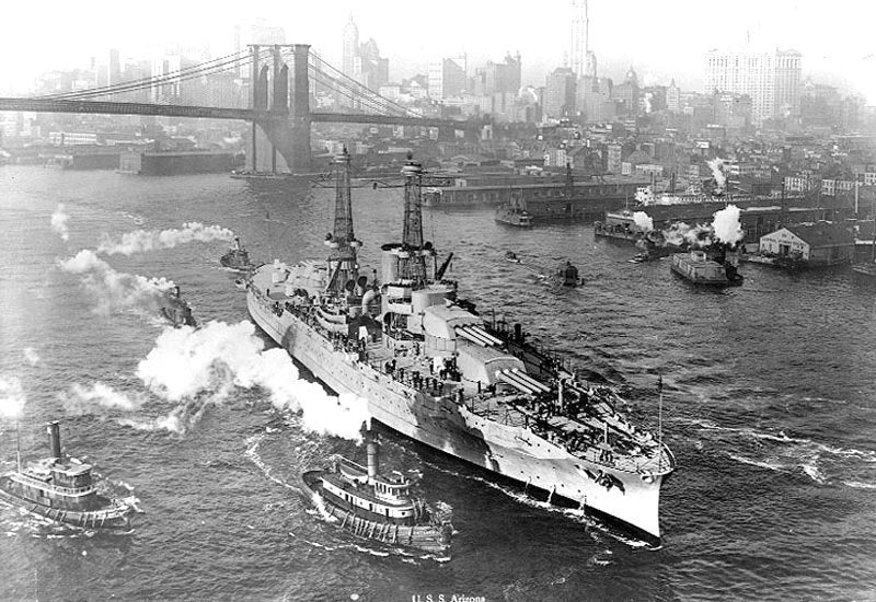 Uss Arizona Bb39 Battleship 3 A4 Photo Print