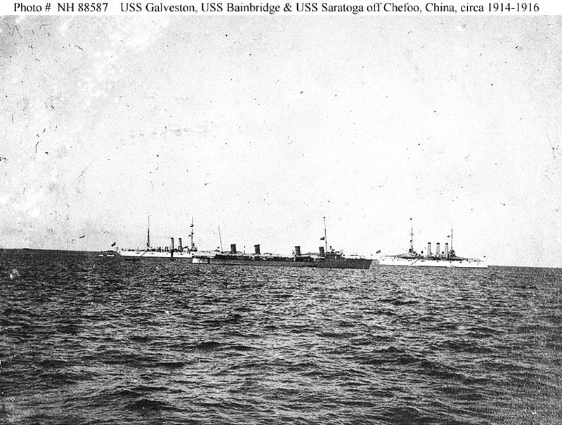 Uss Bainbridge Dd1 10 A4 Photo Print