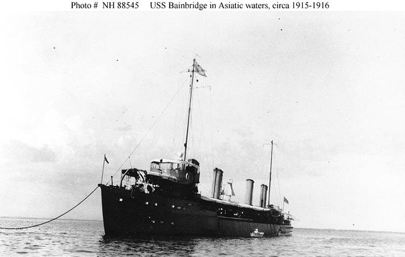 Uss Bainbridge Dd1 3 A4 Photo Print