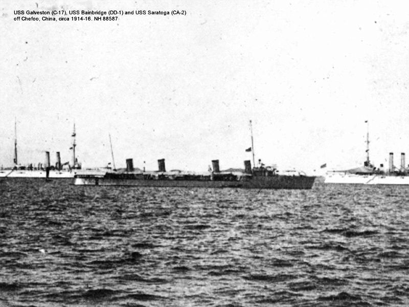 Uss Bainbridge Dd1 4 A4 Photo Print
