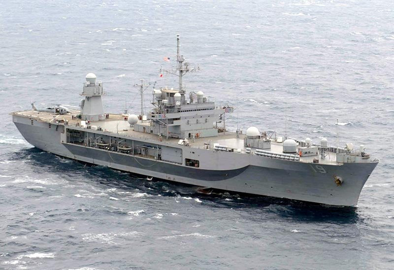 Uss Blue Ridge Lcc19 Amphibious Command Ship United States 5 A4 Photo Print