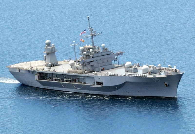 Uss Blue Ridge Lcc19 Amphibious Command Ship United States A4 Photo Print