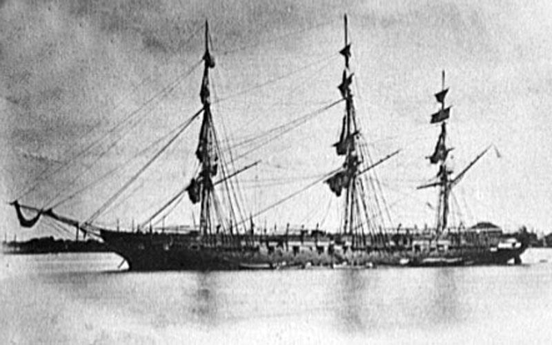 Uss Brooklyn 1858 2 A4 Photo Print