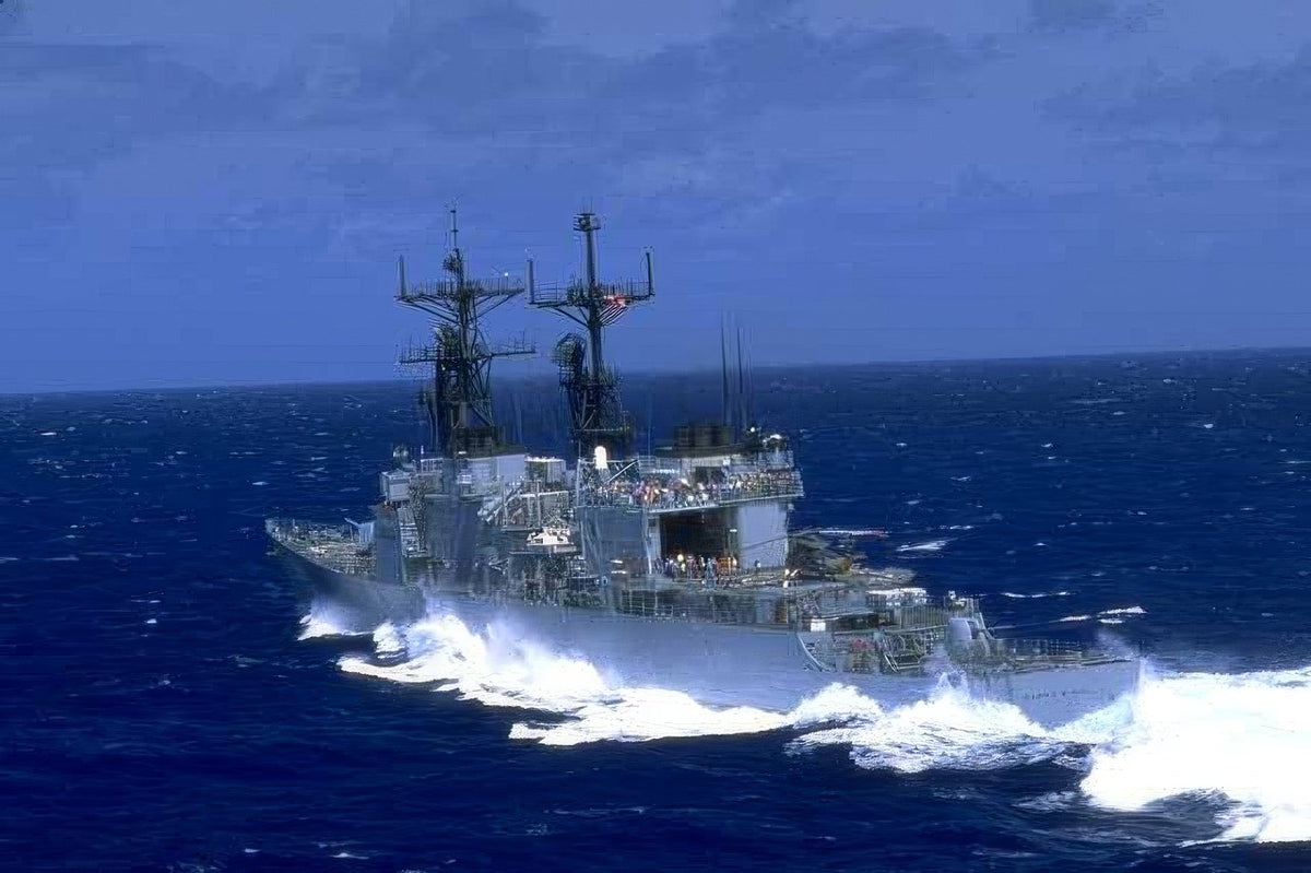 Uss Calder Destroyer 2 A4 Photo Print