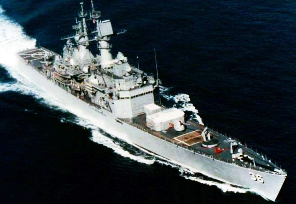 Uss California Cgn36 Guided Missile Cruiser United States A4 Photo Print