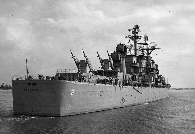 Uss Canberra Ca70 10 A4 Photo Print
