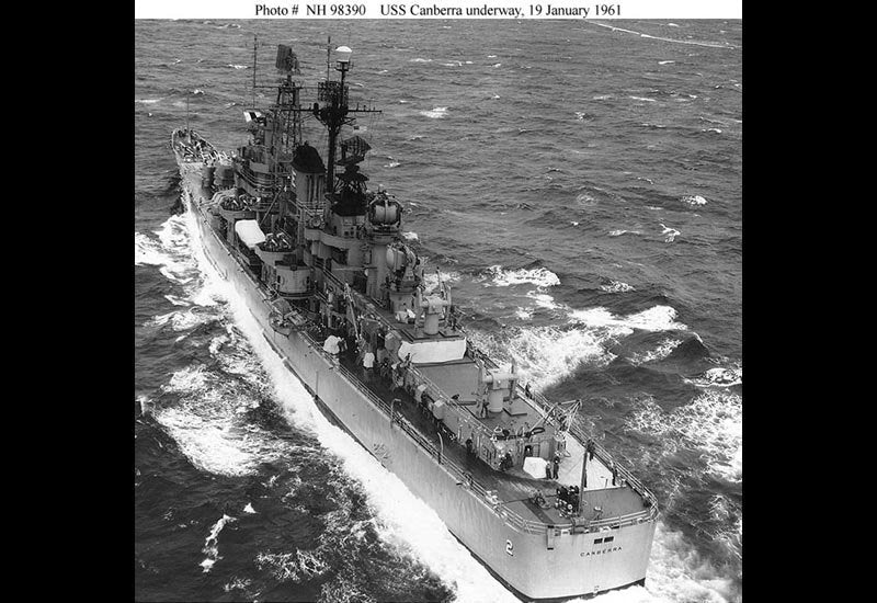 Uss Canberra Ca70 11 A4 Photo Print