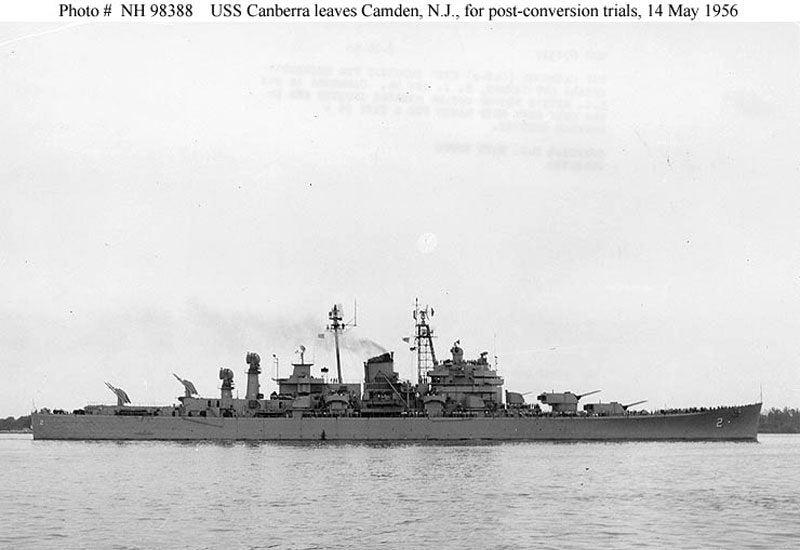 Uss Canberra Ca70 4 A4 Photo Print