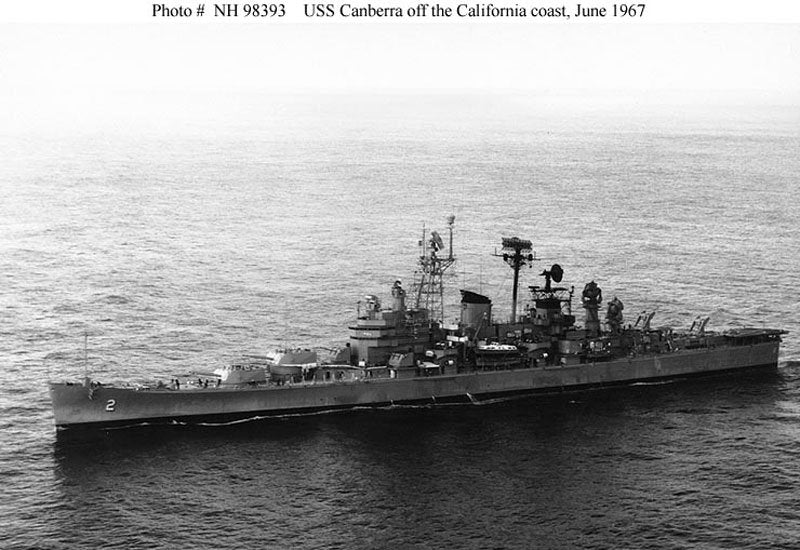 Uss Canberra Ca70 6 A4 Photo Print