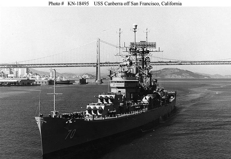 Uss Canberra Ca70 8 A4 Photo Print