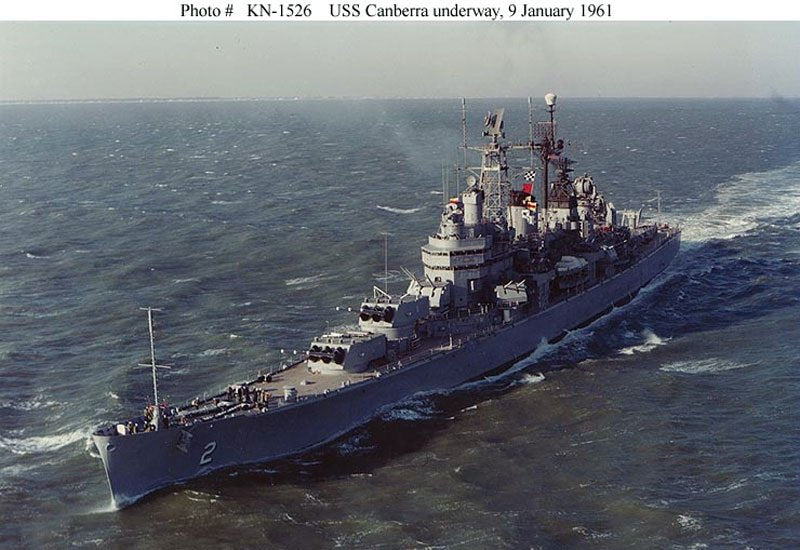 Uss Canberra Ca70 A4 Photo Print
