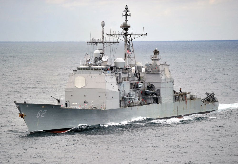 Uss Chancellorsville Cg62 Guided Missile Cruiser Usnavy A4 Photo Print