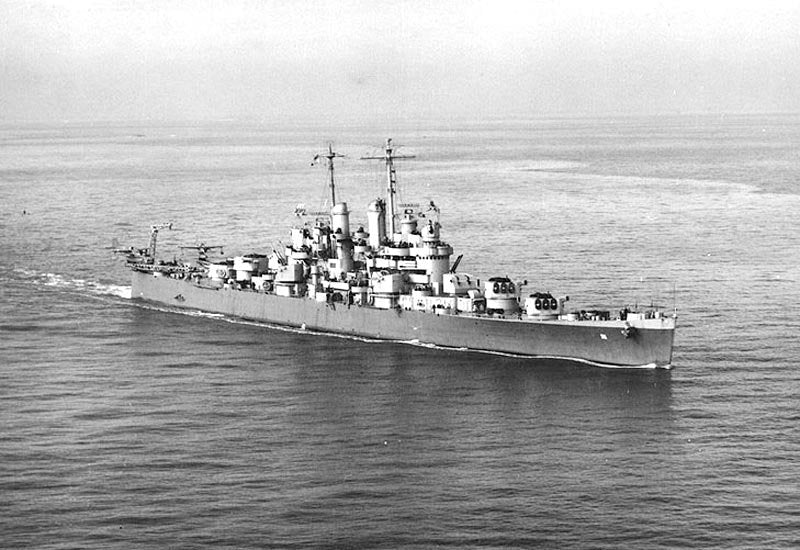 Uss Cleveland Cl55 Light Cruiser Warship A4 Photo Print