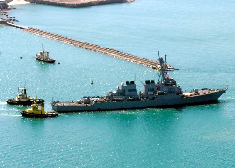 Uss Cole Ddg67 10 A4 Photo Print
