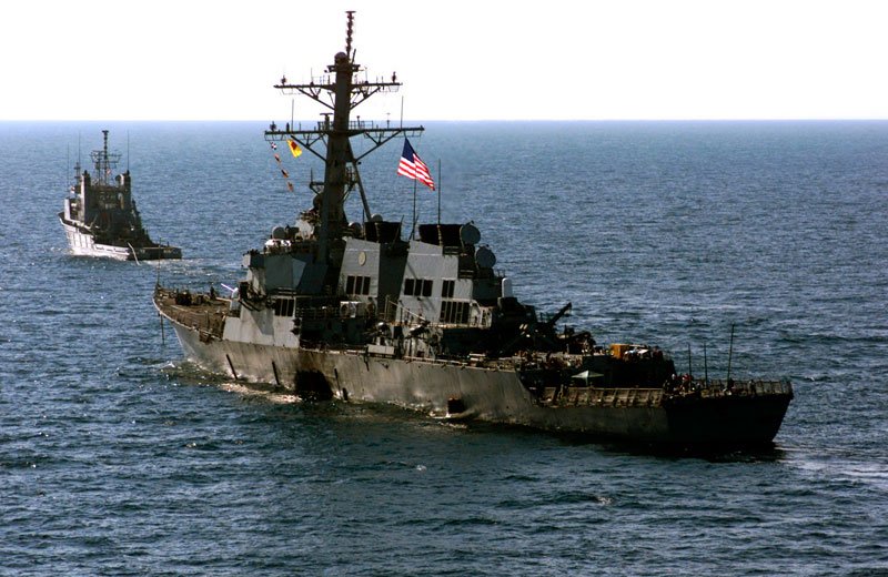 Uss Cole Ddg67 11 A4 Photo Print