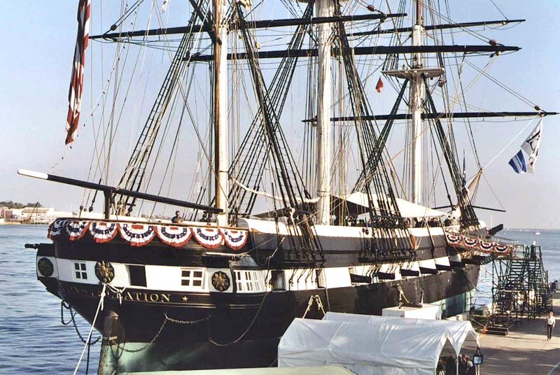 Uss Constellation 1855 2 A4 Photo Print