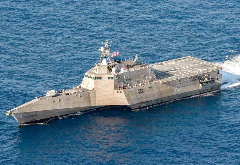 Uss Coronado Lcs4 United States A4 Photo Print