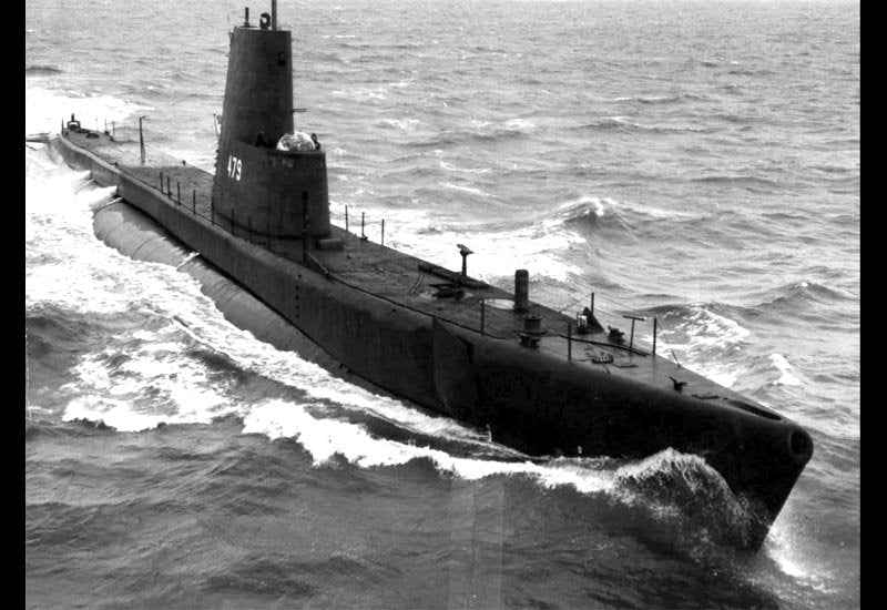 Uss Diablo Ss479 Tench Class Attack Submarine Us Navy A4 Photo Print