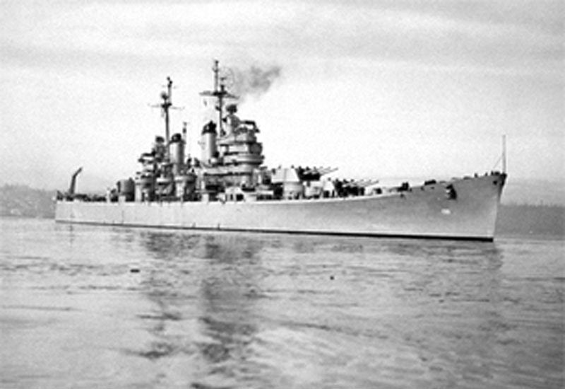 Uss Fall River Ca131 A4 Photo Print
