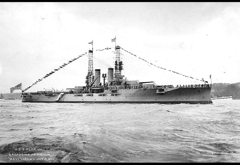 Uss Florida Bb30 Dreadnought Battleship United States A4 Photo Print