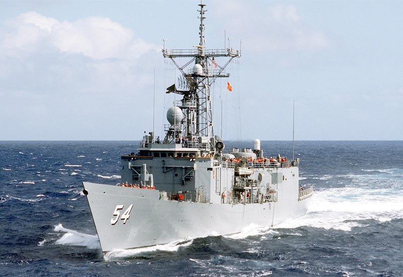Uss Ford Ffg54 A4 Photo Print