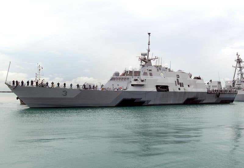 Uss Fort Worth Lcs3 Littoral Combat Ship A4 Photo Print